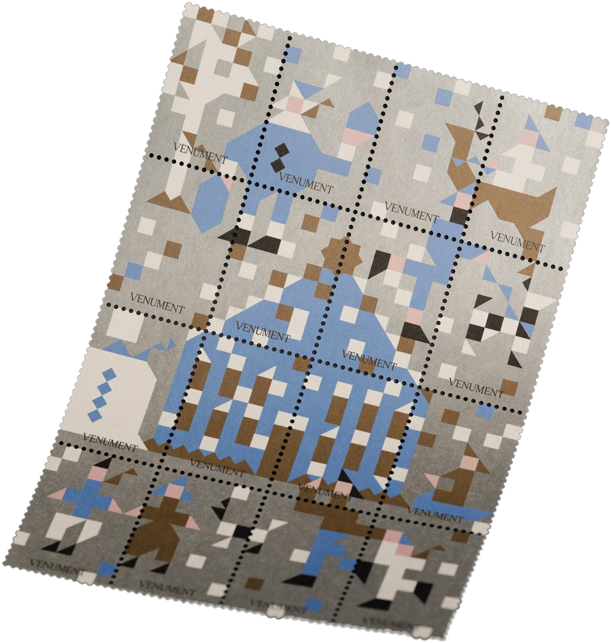 VENUMENT holiday campaign — stamp sheet